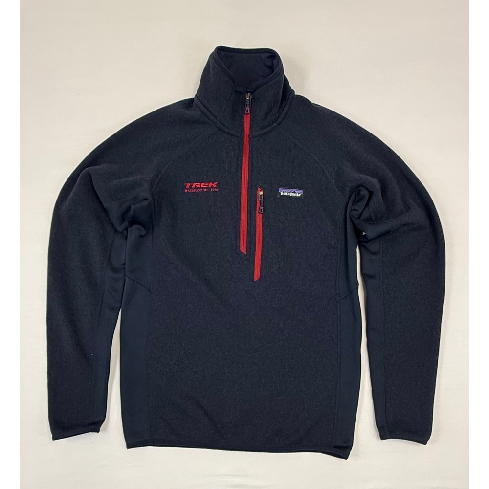 Patagonia Performance Better Sweater 1/4 Zip Fleece Pullover‎ Mens S Navy Trek